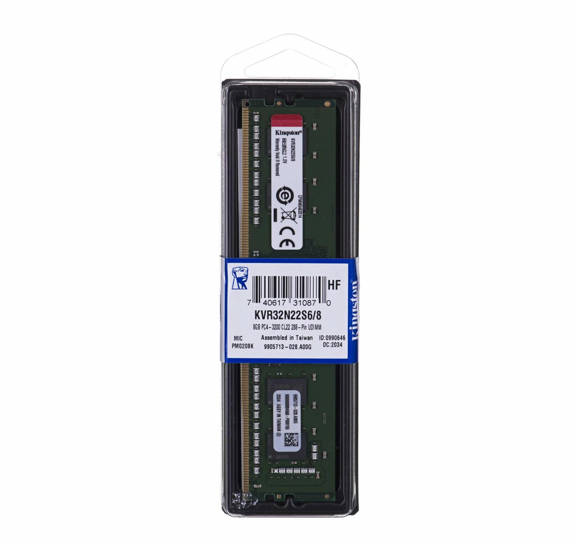 Kingston DDR4 8GB 3200MHz – Reliable and Efficient RAM