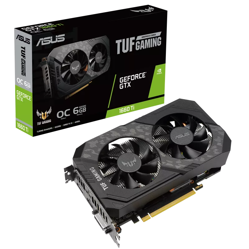 Video board PCI Express 6GB TUF-GTX1660TI-6G-EVO-GAMING
