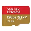 მეხსიერების ბარათი SanDisk 128GB Extreme MicroSD/XC UHS-I Card 190MB/S V30/4k Class 10 SDSQXAA-128G-GN6MN  - Primestore.ge