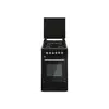 გაზქურა Oz OE 5040 BL OSE50X50B4 Coocker, 4Gas, Oven-Electric, 50x50x85, Black, Top metal  - Primestore.ge