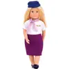 სათამაშო თოჯინა LORI 6' STEWARDESS DOLL, AURIE  - Primestore.ge