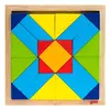 ასაწყობი ხის ფაზლი Goki The wooden puzzle The world of shapes - rectangle 57572-4  - Primestore.ge