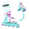 როლიკები NEON COMBO SKATES (SIZE 12-2) TEAL PINK 4L/13L/16L CL 4PK  - Primestore.ge