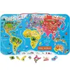 სათამაშო საგანმანათლებლო რუკა Janod Magnetic world map Janod English J05504  - Primestore.ge