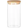 ქილა Ardesto Jar Fresh, 760 ml, round, glass, bamboo  - Primestore.ge