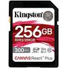 მეხსიერების ბარათი kingston 256GB Canvas React Plus SDXC UHS-II 300R/260W  - Primestore.ge