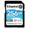მეხსიერების ბარათი kingston SDG3/256GB SDXC Go Plus 170R V30  - Primestore.ge