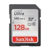 მეხსიერების ბარათი SanDisk 128GB Ultra SD/HC UHS-I Card 140MB/S Class 10 SDSDUNB-128G-GN6IN  - Primestore.ge