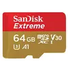 მეხსიერების ბარათი SanDisk 64GB Extreme MicroSD/XC UHS-I Card Up to 170MB/s/C V30/4K/A2 SDSQXAH-064G-GN6MN  - Primestore.ge