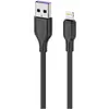 კაბელი 2E Cable USB-A - Lightning Glow 1m Black  - Primestore.ge