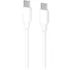 კაბელი 2E Cable USB-C - USB-C Glow 60W 1m White  - Primestore.ge