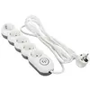 დამაგრძელებელი კაბელი 2E 5 Ways socket,with children protection.H05VV-F 3G*1.0mm, 3m, white, suitable for vertical mounting  - Primestore.ge