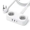დენის გამანაწილებელი UGREEN CD280 (50683), 30W, 2 Socket, USB-A, USB-C, 1.8m, White  - Primestore.ge