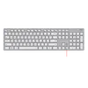 კლავიატურა მაუსით Asus Wireless Keyboard & Mouse white (90XB0430-BKM0Y0)  - Primestore.ge
