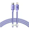 კაბელი Baseus Crystal Shine Series Fast Charging Data Cable Type-C to IP 20W 1.2m CAJY000205  - Primestore.ge