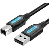 Printer cable VENTION COQBF USB 2.0 A Male to B Male Printer Cable 1M Black PVC Type