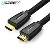 HDMI cable UGREEN HD118 (40408) High-End HDMI Cable with Nylon Braid 1m (Black)