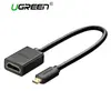 HDMI ადაპტერი UGREEN 20134 Micro HDM Imale to HDMI female adapter cable  - Primestore.ge