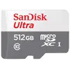 მეხსიერების ბარათი SanDisk 512GB Ultra MicroSD/HC UHS-I Card 100MB/S Class 10 SDSQUNR-512G-GN3MN  - Primestore.ge