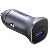 მანქანის დამტენი UGREEN CD130 (40858), 30W, USB, USB-C, Type-c, Space Gray  - Primestore.ge
