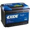 Battery Exide EXCELL EB620 62 A*s R+