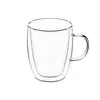 ჭიქა ARDESTO Double wall borosilicate glass cup set 270 ml 2 pcs with handles  - Primestore.ge