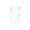 ლატეს ჭიქების ნაკრები ARDESTO Double wall borosilicate glass mug set Ardesto, 400 ml, 2 pcs  - Primestore.ge