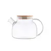 ჩაიდანი ARDESTO Tea pot Ardesto, 1000 ml, borosilicate glass, bamboo  - Primestore.ge