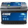 აკუმულატორი Exide EXCELL EB740 74 ა*ს R+  - Primestore.ge