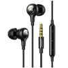 Headphone UGREEN EP103 (30637), In-Ear Headphones, Wired, 3.5mm, Black