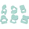 გამოსაცხობი ფორმა ARDESTO Animals Biscuit Moulds 6 pcs, tiffany blue  - Primestore.ge