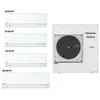 კონდიციონერი Panasonic CU-5E34PBD + CS-E9RKDW 3Pcs, CS-E18RKDW 1Pcs, Inverter, 150 - 160 კვმ2  - Primestore.ge