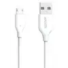 კაბელი ANKER - MICRO USB (3FT) WHITE A8132021  - Primestore.ge