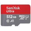 მეხსიერების ბარათი SanDisk 512GB Ultra MicroSD/HC UHS-I Card 150MB/S Class 10 SDSQUAC-512G-GN6MN  - Primestore.ge