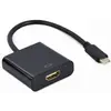ადაპტერი Gembird A-CM-HDMIF-04 USB Type-C to HDMI adapter 4K/60Hz 15cm Black  - Primestore.ge