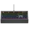 კლავიატურა NOXO CONQUEROR Mechanical Rainbow Backlit Gaming Keyboard BLUE Switch EN/RU Black  - Primestore.ge