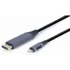 კაბელი Gembird CC-USB3C-DPF-01-6 USB Type-C to DisplayPort Adapter cable 1.8 m  - Primestore.ge