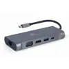 ადაპტერი Gembird A-CM-COMBO7-01 USB Type-C 7-in-1 multi-port adapter  - Primestore.ge