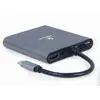 ადაპტერი Gembird A-CM-COMBO6-01 USB Type-C 6-in-1 multi-port adapter  - Primestore.ge