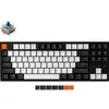 Keychron C1 Wired 87 Key  Gateron  Switch Mechanical Keyboard RGB  Red Russian Layout