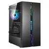 2E GAMING Computer case RUNA (G2107) MidT, 2xUSB2.0, 1xUSB3.0,1x120mm ARGB+ ARGB strip,TG (side panel),without PSU,black