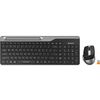 Keyboard with mouse A4tech Fstyler FB2535C Wireless Combo Set EN/RU Smoky Grey