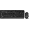 კლავიატურა მაუსით A4tech Fstyler FG1010 Wireless Combo Set EN/RU Grey  - Primestore.ge