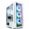 Computer case Zalman Computer case I3 Neo TG, without PSU, 1xUSB3.0, 2xUSB2.0, 4x120mm RGB, TG Side/Front Panel, ATX, White