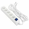 დამაგრძელებელი 2E 5XSchuko with switch, 3G*1.5mm2, 3m, white  - Primestore.ge