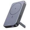 Portable charger UGREEN PB206 (15086), 10000mAh, USB-C, USB, Magsafe Wireless Power Bank, Space Gray