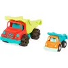 სათამაშო ტრაქტორები Btoys 20" DUMP TRUCK AND SMALLER TRUCK  - Primestore.ge