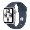 სმარტ საათი Apple Watch Series SE 2 GPS Gen.2 40mm Silver Aluminum Case With Storm Blue SB MRE23 M/L  - Primestore.ge