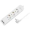 დენის დამაგრძელებელი Logilink LPS248U Socket Outlet 3-Way + Switch + 2xUSB-A 1.5m White  - Primestore.ge