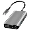 Docking station Logilink UA0410 USB 3.2 Gen 1 docking station USB-C 7 ports PD anthracite